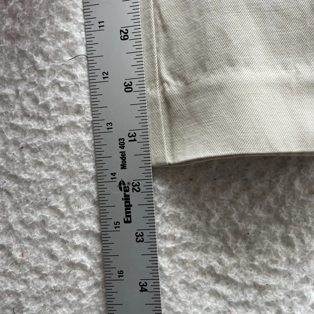 Tommy Bahama Pants Mens 38x32 Ivory White Linen Blend Relaxed Golf Resort Beach